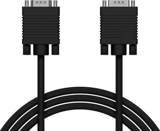 Blås D-Sub Vga D-Sub Vga Kabel 1,8 M Svart 92-084#