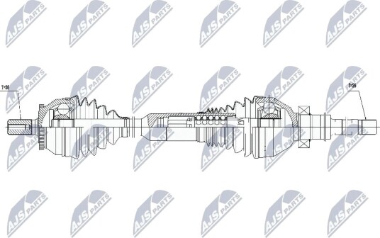 Nty Drivaksel NTY NPW VV 016 Nty Drivaksel NTY NPW VV 016