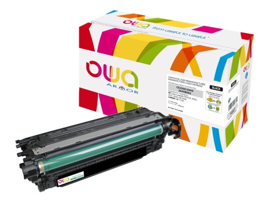 Armor - Høykapasitets - Svart - Kompatibel - Tonerpatron Alternativ For: Hp 504X - For Hp Color Laserjet Cm3530 Mfp Cm3530fs Mfp Cp3525 Cp3525dn Cp3525n Cp3525x