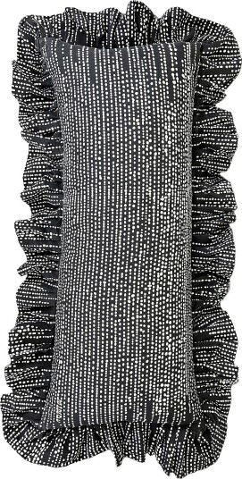 Mimou Pute med volang Mini Dots Svart