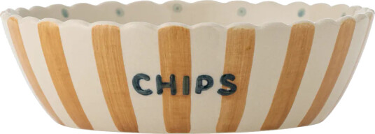 Bloomingville Chip Bowl Yellow Ø 24 CM Bloomingville Chip Bowl Yellow Ø 24 CM