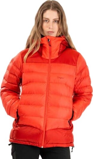 Bergans Vaagaa Allround Down Jacket Dame Peachy Red/Crimson Red S