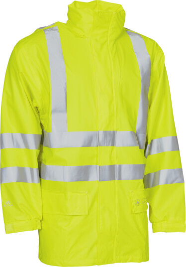 Elka Securetech Multinorm Synlig PU Jakke Fl. Gul L