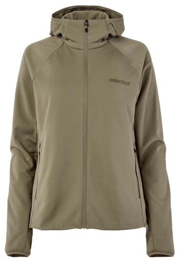 Marmot Women's  Lectone Fleece Hoody Grey XL, Grey