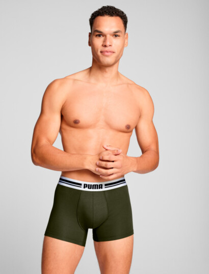 PUMA Puma Men Everyday Placed Logo Boxer - Multi/patterned - L