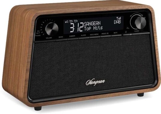 Sangean DAB radio retro WR201D BT Valnøtt Sangean DAB radio retro WR201D BT Valnøtt