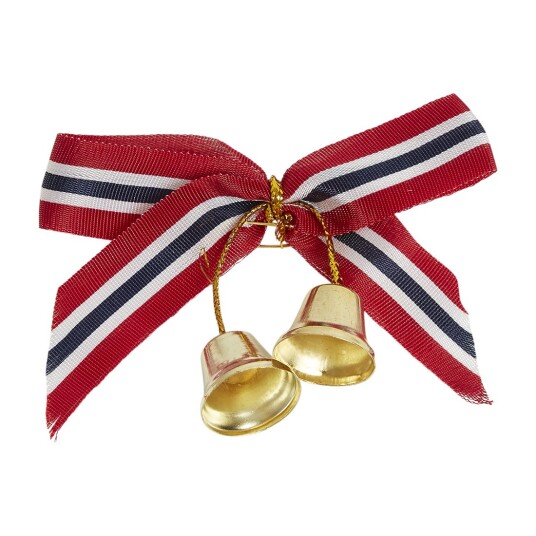 17.Mai barnesløyfe med bjeller 9cm Orginal