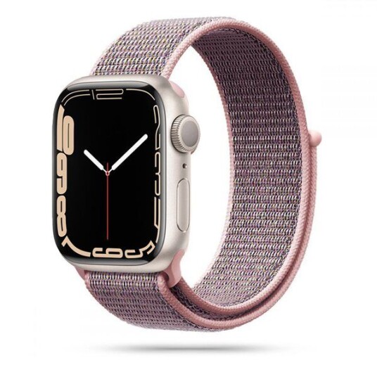 Tech-Protect Apple Watch (38/40/SE/41MM) Tech-Protect Klokkerem i Nylon - Rosa