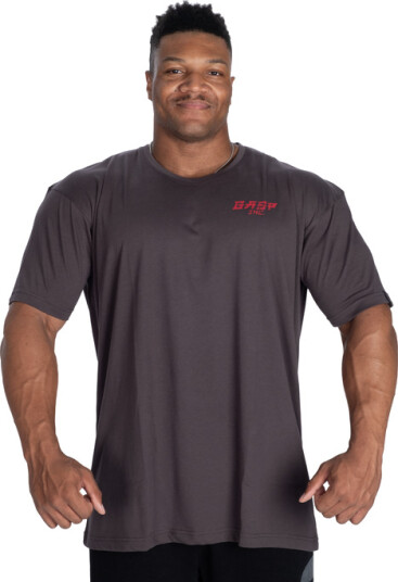 Better Bodies Nahma Standard Tee Iron/Red Grå/Röd Large
