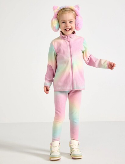 Lindex Leggings Fleece Multi/patterned 104