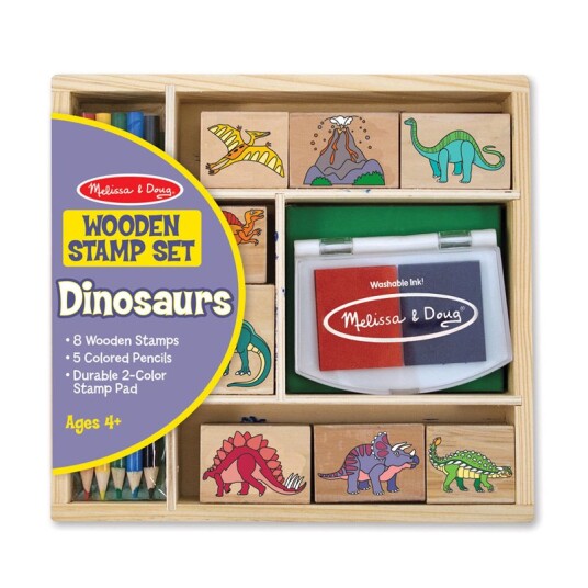 Melissa & Doug Stempelsett i Tre Dinosaurer Melissa & Doug Stempelsett i Tre Dinosaurer