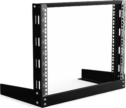 Lanview By Logon Rack Åpen Ramme Veggmonterbar Svart 8U 19" Lanview By Logon Rack Åpen Ramme Veggmonterbar Svart 8U 19"