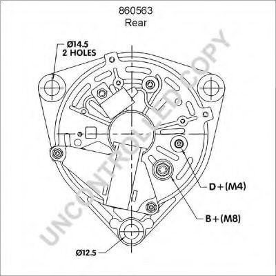 Dynamo PRESTOLITE ELECTRIC 860563 Dynamo PRESTOLITE ELECTRIC 860563