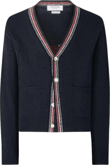 Thom Browne Herre Strikkevarer Blå L,