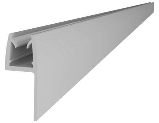 Vikingbad Bunnprofil/subbelist Emil PVC 100cm Svart