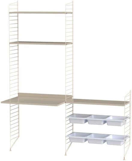 String barnerom beige Kombinasjon E