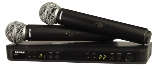 Shure Blx288-Sm58 Dualsystem Med 2x Sm58 Velg Frekvens Shure Blx288-Sm58 Dualsystem Med 2x Sm58 Velg Frekvens