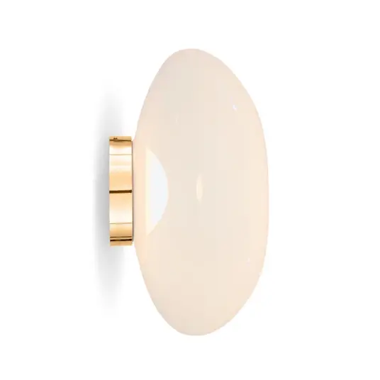 Tom Dixon Melt Surface LED vegglampe Opal/Gull Tom Dixon Melt Surface LED vegglampe Opal/Gull