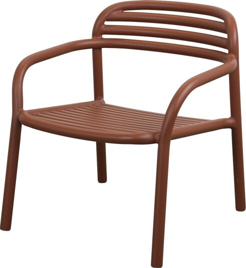 Cane line Bliss lenestol stabelbar Desert red aluminium