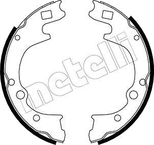 METELLI 53-0221 Bremsesko sett