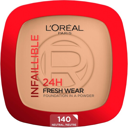 L'Oréal Paris Infaillible 24H Fresh Wear Foundationpudder #140 Golden Beige 9g L'Oréal Paris Infaillible 24H Fresh Wear Foundationpudder #140 Golden Beige 9g