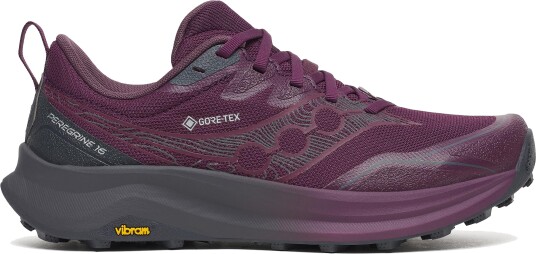 Saucony Women"s Peregrine 16 GORE TEX Eggplant/ebony 38.5 Saucony Women"s Peregrine 16 GORE TEX Eggplant/ebony 38.5