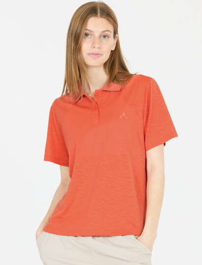 Whistler Vale W S-S Polo - Coral - 40