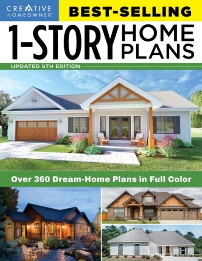Best-Selling 1-Story Home Plans, 5th Edition Av Editors Of Creative Homeowner