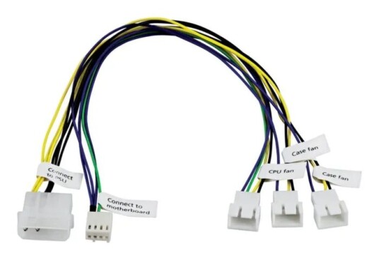 Akasa PWM Vifteadapterkabel 0.3 m for synkronisert hastighetskontroll Akasa PWM Vifteadapterkabel 0.3 m for synkronisert hastighetskontroll