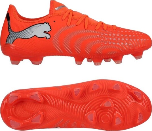PUMA Future 9 Play FG/AG Unleashed rød/PUMA White/PUMA Svart/PUMA Sølv Kvinner størrelse 37½