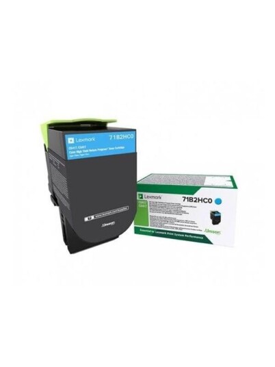 Lexmark X417 - High Yield - Cyan Toner - Laser toner Blå Lexmark X417 - High Yield - Cyan Toner - Laser toner Blå