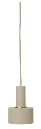 ferm LIVING - Collect Pendel Disc Low Cashmere