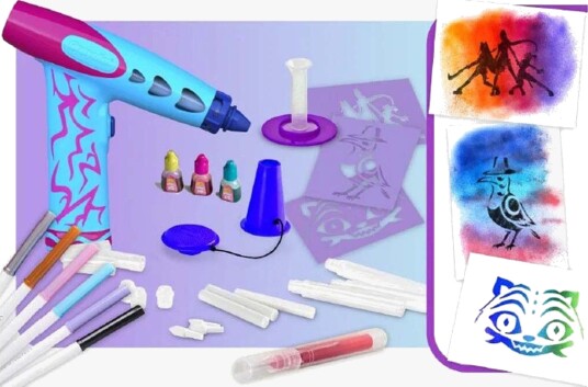 Crayola KPop Demon Hunters Airbrush Og Tusj Maker
