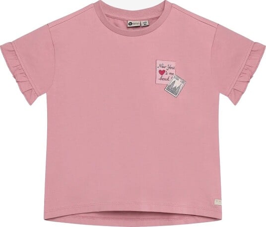 Daily 7 T Shirt Backprint LILAS 110