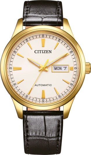 Citizen Herreklokke NY4059 09A Elegant Beige/Lær Ø40 mm Citizen Herreklokke NY4059 09A Elegant Beige/Lær Ø40 mm