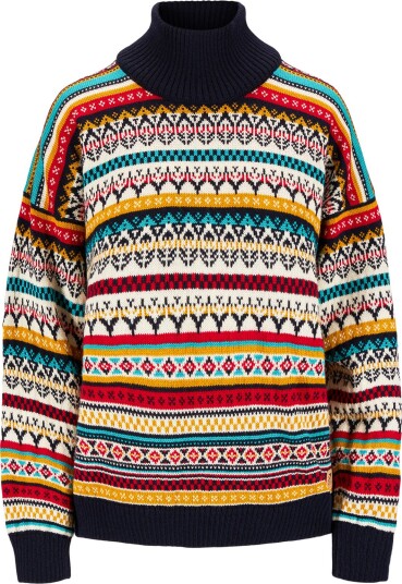 Dale of Norway Women"s Utsira Sweater Marine/Offwhite/Raspberry L Dale of Norway Women"s Utsira Sweater Marine/Offwhite/Raspberry L