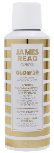 James Read Glow20 Express Tan Mousse Body 200ml Selvbruning James Read Glow20 Express Tan Mousse Body 200ml Selvbruning