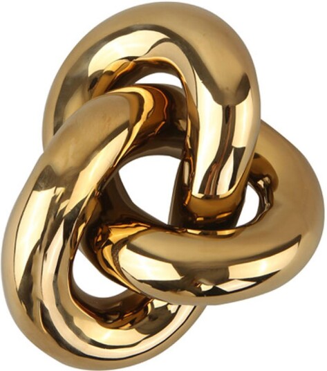 Cooee Design Knot Table small dekorasjon Light Gold