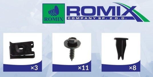 Innvendig hjulskjerm ROMIX 91001