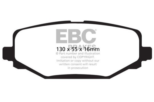 Bremseklosser EBC Brakes DP61889 Bremseklosser EBC Brakes DP61889