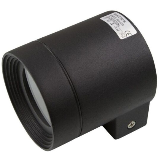 Hide-a-Lite Round Single III Veggarmatur 50 W GU10 Svart Belysning