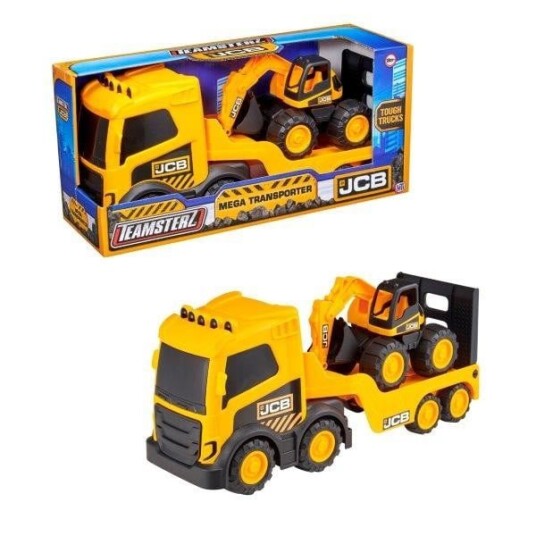 Teamsterz JCB Transportbil Med Gravemaskin Lekesett