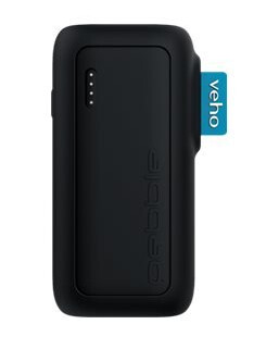 Veho Pebble Pz-6 - Strømbank - Robust - 5000 Mah - 20 Watt - 3 A - Pd - 2 Utgangskontakter (Usb, 24 Pin Usb-C) - På Kabel: Usb-C