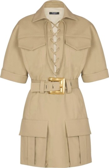Balmain Dame Kjoler Beige S,