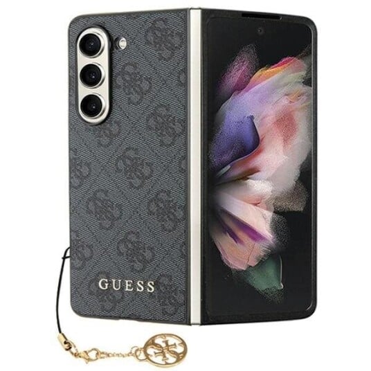 Guess Mobildeksel 4G Charm for Samsung Galaxy Z Fold 5 - Grå