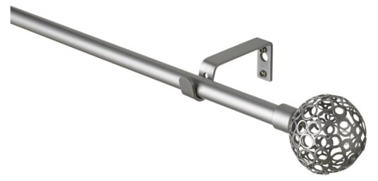 bonprix Gardinstang med kule på enden 1 (120 cm),2 (160 cm),4 (240 cm) sølv