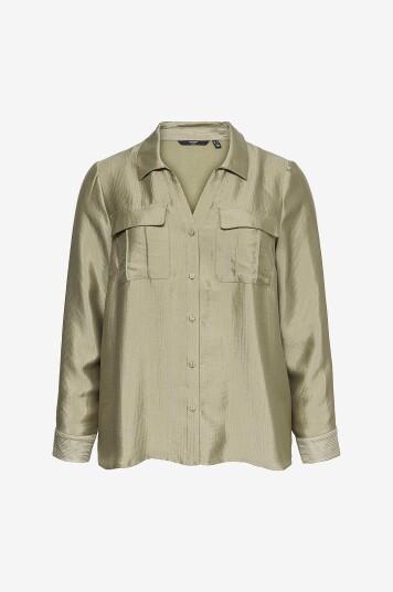 Vero Moda Curve Skjorte vmcToma Brun