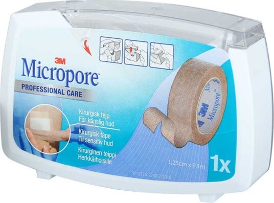 Micropore Brun Tape 1,25cm x 9,14m Micropore Brun Tape 1,25cm x 9,14m