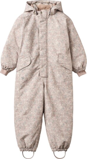 Wheat Vinterdress   Miko   Dry Rose Blomster   Wheat   4 år (104)   Vinterdress Beige Rosa