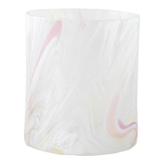 Magnor Swirl drikkeglass/lykt 35 cl hvit - Munnblåst dekorativt glass Magnor Swirl drikkeglass/lykt 35 cl hvit - Munnblåst dekorativt glass